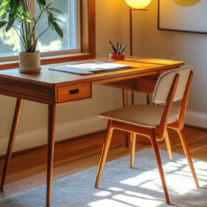 Meja Belajar Minimalis Jati