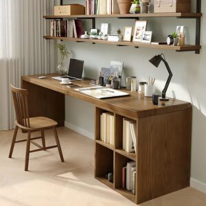 Meja Belajar Jati Klasik