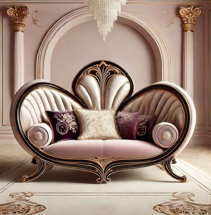 Sofa Santai Mewah Ukiran Duo