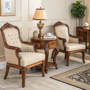 Kursi Teras Jati Ukir