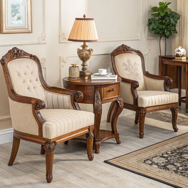 Kursi Teras Jati Ukir