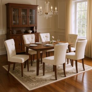 Set Meja Makan Klasik Mewah