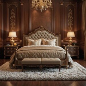 Set Kamar Tidur Ukiran Mewah Duco