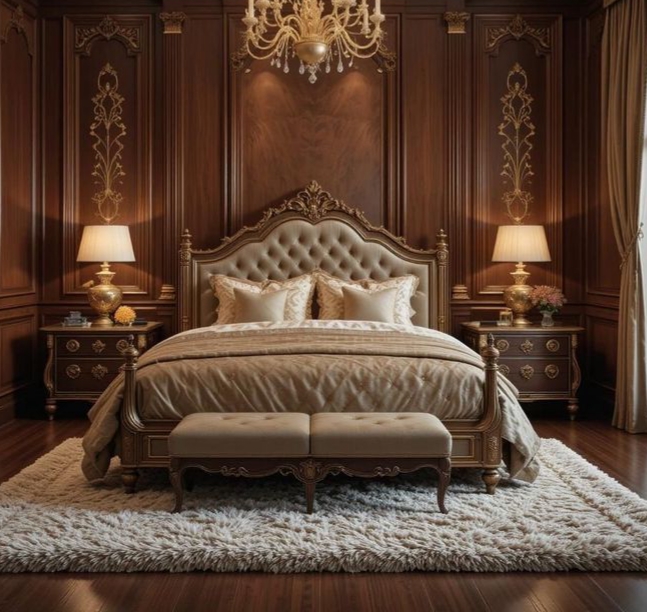 Set Kamar Tidur Ukiran Mewah Duco