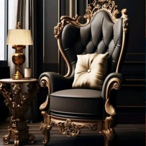 Kursi Kulit Ukiran Klasik