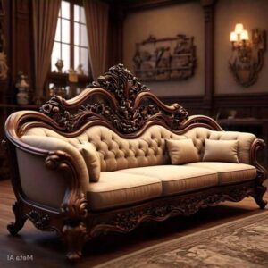 Sofa Ukiran Kayu Jati