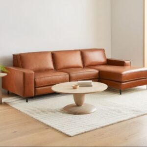 Sofa Kulit Sudut Kulit Jepara