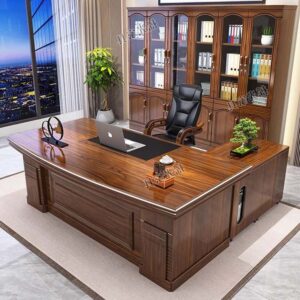 Meja Kerja Kantor Jati