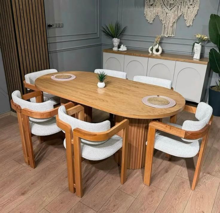 Set Meja Makan Klasik Kayu