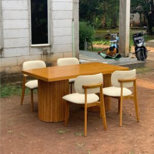 Set Kursi cafe Kayu jati