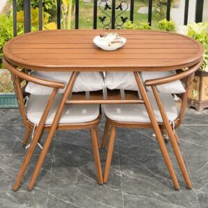 Set Meja Makan Jati Furniture