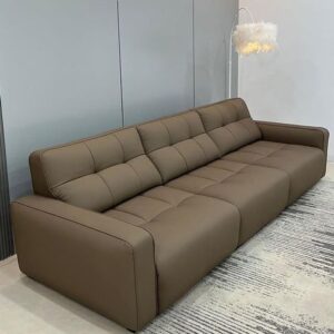 Sofa Tamu Kulit Modern