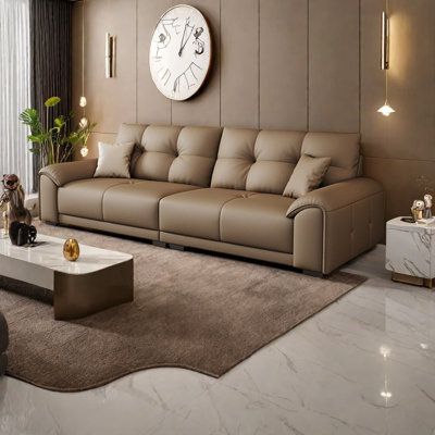 Sofa Tamu Kulit jati