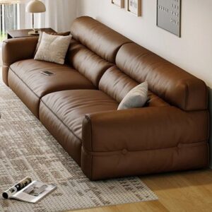 Sofa Tamu Bahan Kulit