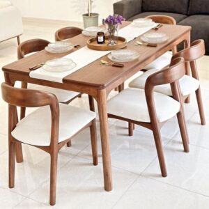 Set Meja Makan Modern Klasik