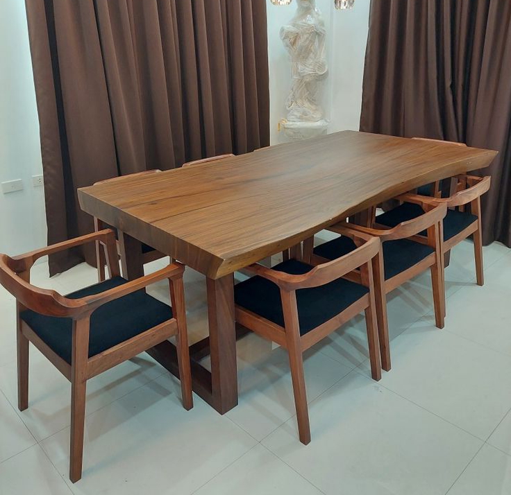 Set Meja Makan Trembesi Klasik