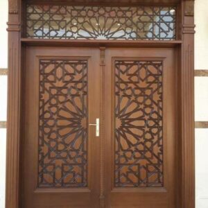 Kusen Pintu Utama Ukiran Mewah Jati
