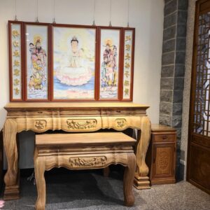Meja Altar Ukiran Jati