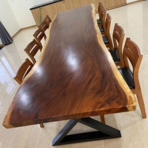 Set Meja Makan Modern Trembesi