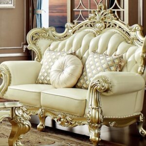 Luxury Carved Duco Guest Sofa