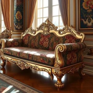 Classic Jepara Carved Sofa