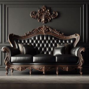 Jepara Carved Sofa Design