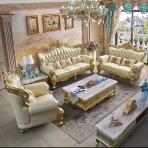 Duco Carved Living Room Set