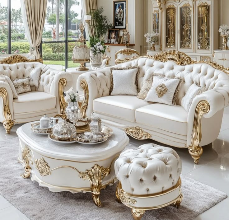 Set Sofa Ruang Tamu Ukir Duco