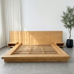 Tempat Tidur Kayu Jati Modern